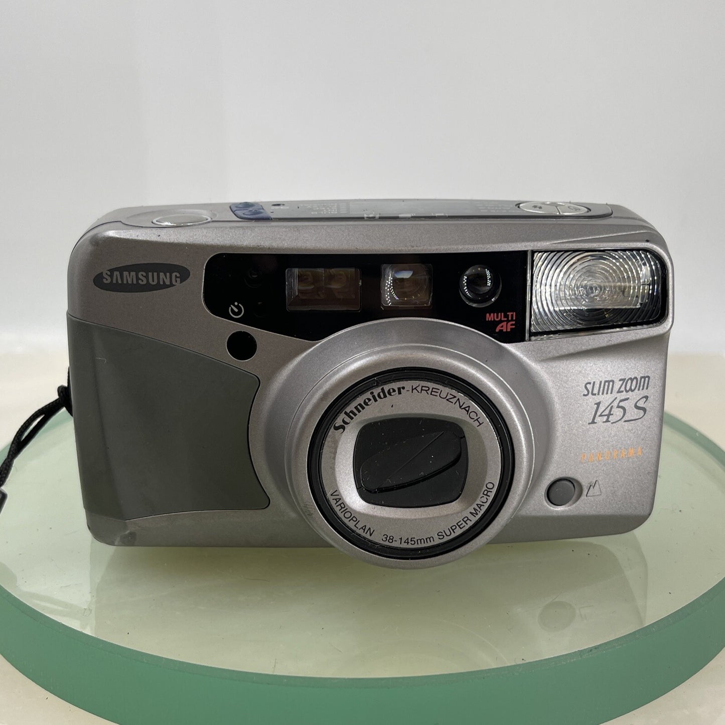 Samsung Slim Zoom 145S 35mm Camera 38-145mm Zoom Multi AF Panorama Cased#5731