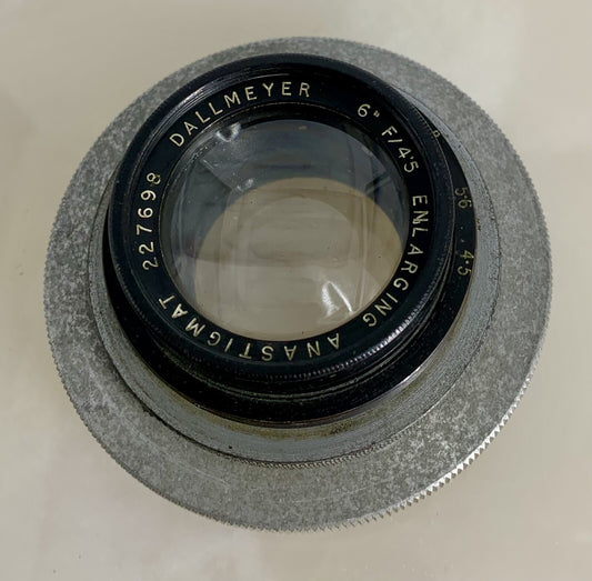 DALLMEYER 6" Enlarging  Anastigmat f4.5 Lens  COLLECTIBLE, BLADES MOVE SMOOTHLY50