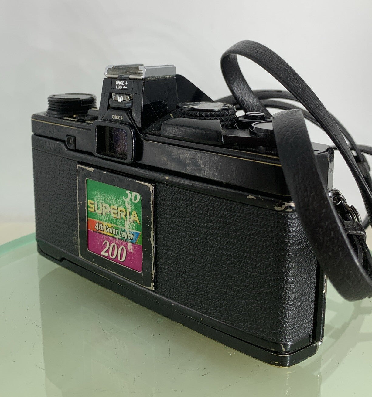 Olympus OM-2n Black - 35mm SLR Film Camera + 50mm f/1.8 Lens-Tested & Working 726