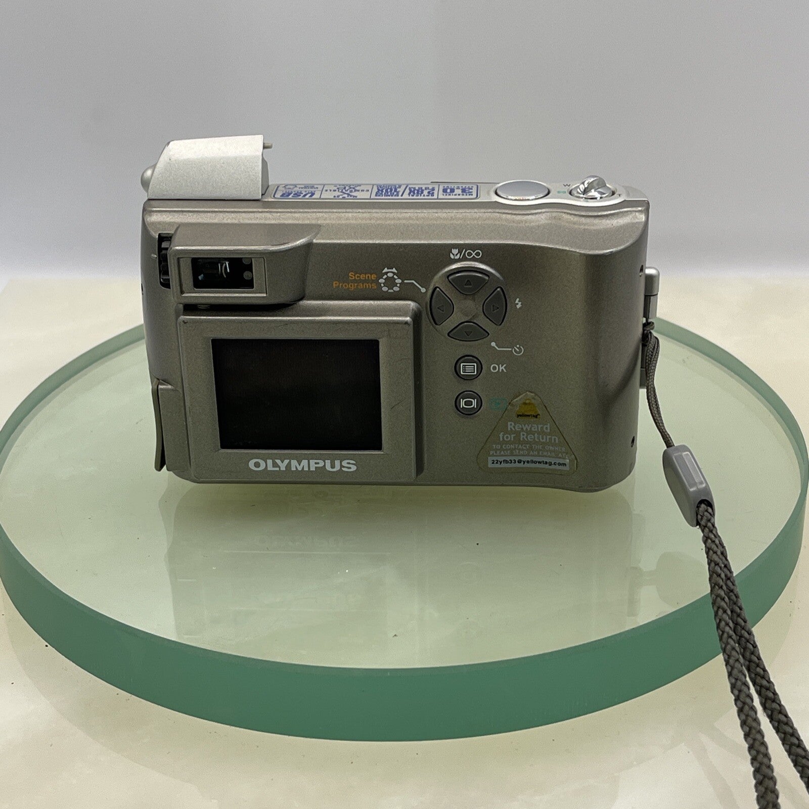 Olympus C-300 Zoom Digital Camera 3.0MP Megapixel 2.8x Optical Zoom- Silver #2904