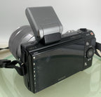 Sony Nex-5 14.2MP CAMERA 18-55mm Lens SILVER+CHARGER+WIRE+8GB CARD TESTED - 4754