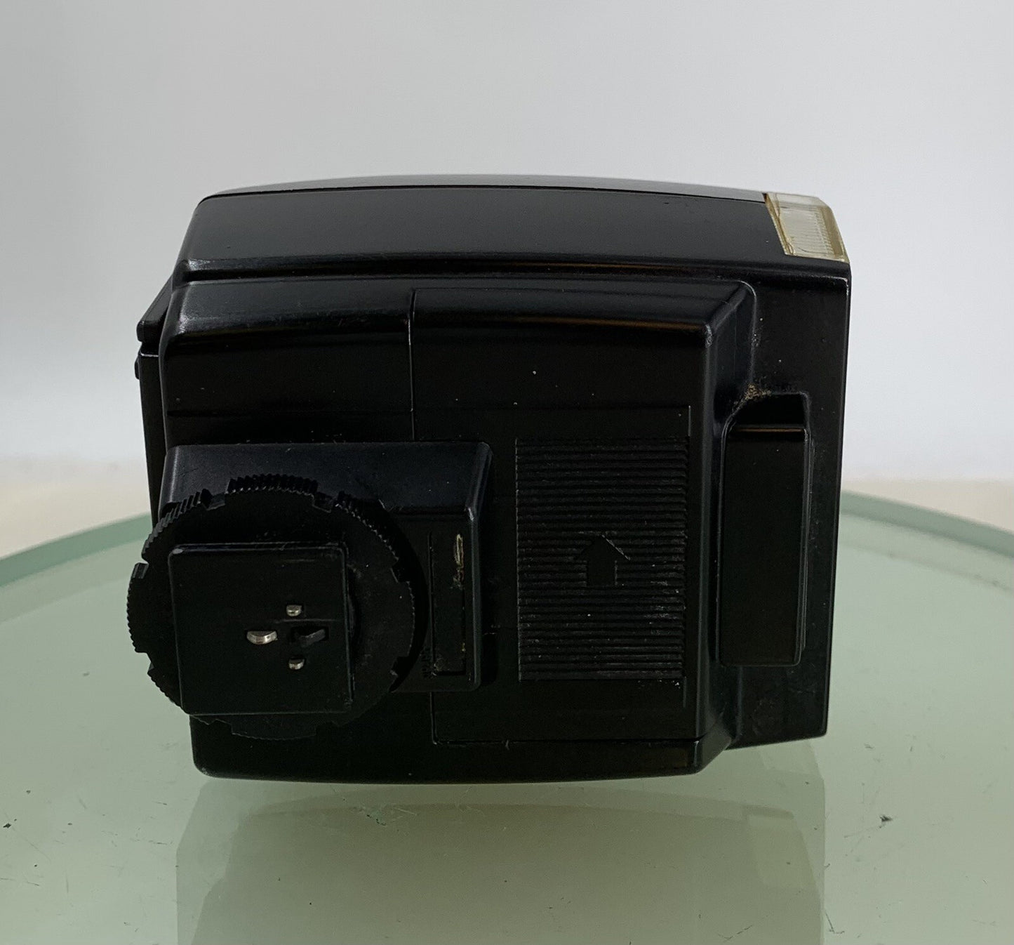 Olympus T20 Shoe Mount Flash for CAMERA EXTENDED BLACK WITH COVER TESTED - 9602