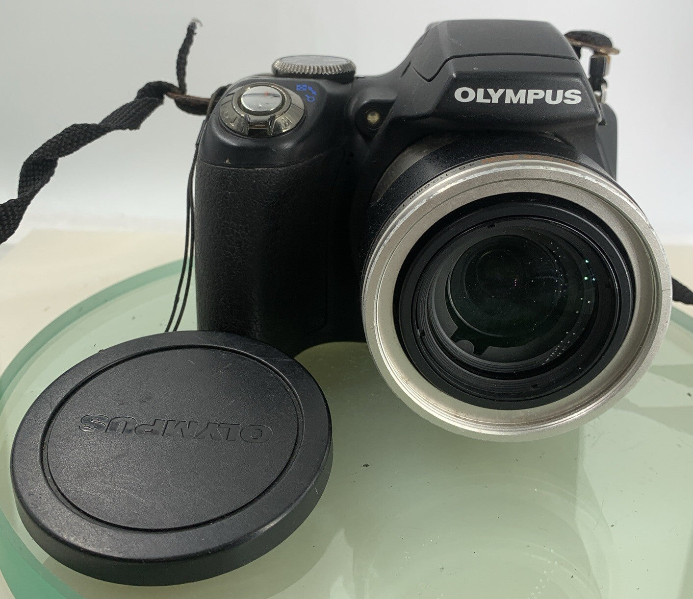 Olympus SP-590 UZ 12.0MP Digital Camera Black NO CHARGER NO CARD Tested - 6171