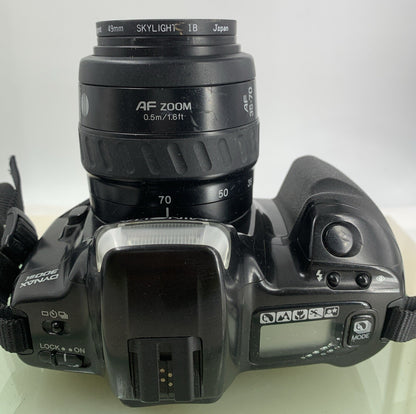 Minolta Dynax 300 SI SLR FILM CAMERA + 35-70mm Lens BLACK COLOR TESTED - 6108