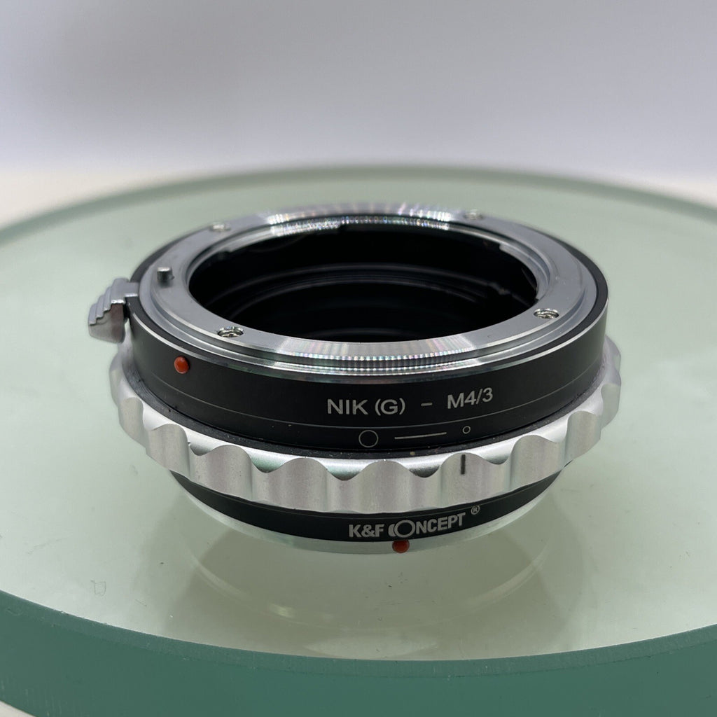 K&F Concept Adapter NIK(G)-M4/3 for Nikon F-Mount/G-Type Lens Used  7345