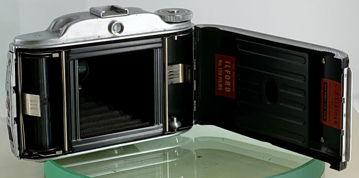 Vintage GB-Kershaw 450 6X6 Folding Camera+Otar Anastigmat f=80mm 1:4.5 Lens+Case9