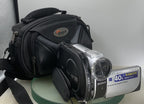 Sony Handycam DCR-DVD115E Handheld Mini DVD Camcorder Silver WITH BAG TESTED-2380