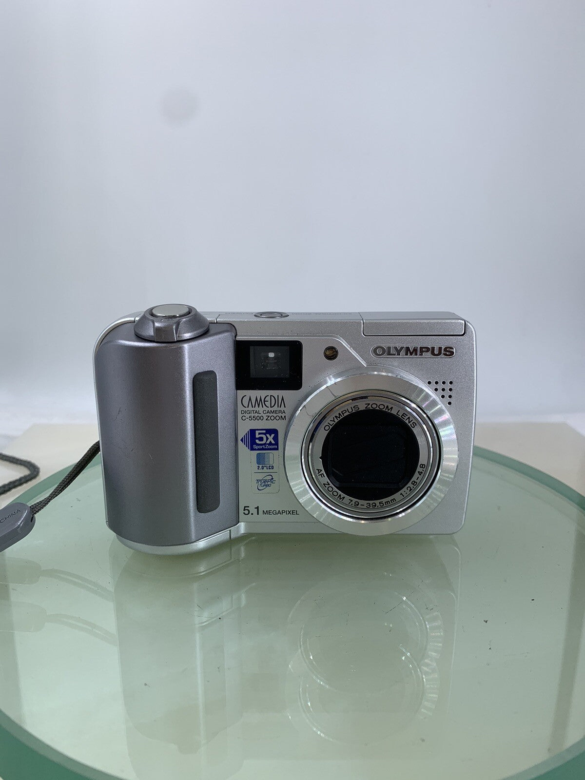 Olympus COMPACT Digital Camera C-5500 ZOOM 5.1MP SILVER 6X ZOOM TESTED - 9150