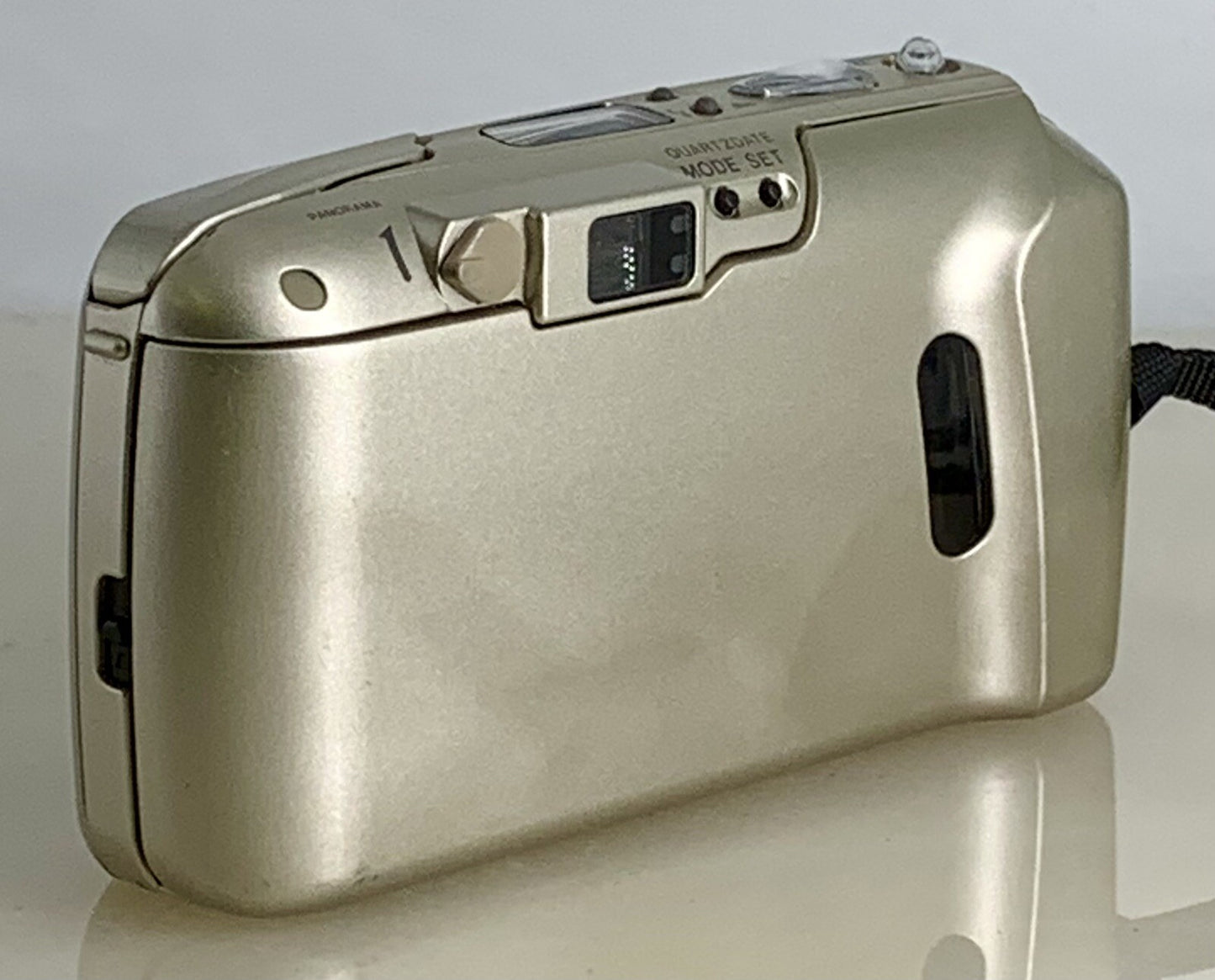 Olympus mju ii Zoom 80 35mm Ultra Compact Camera Beige All Weather  Working #815