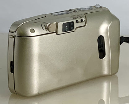 Olympus mju ii Zoom 80 35mm Ultra Compact Camera Beige All Weather  Working #815