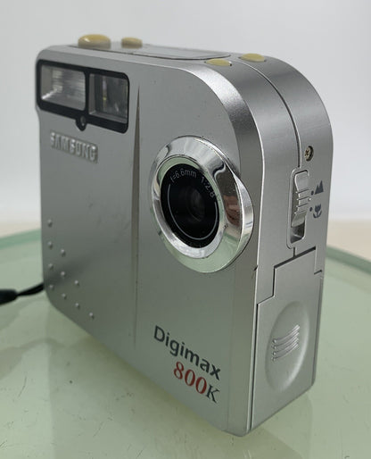 Samsung DIGIMAX 800K SILVER POINT AND SHOOT FILM CAMERA - TESTED - 1172