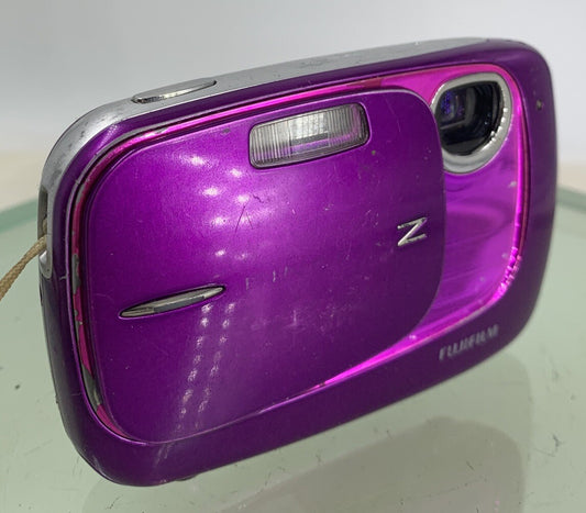 Fujifilm COMPACT DIGITAL CAMERA FinePix Z35 10.0MP Purple NO CARD Tested- 5070