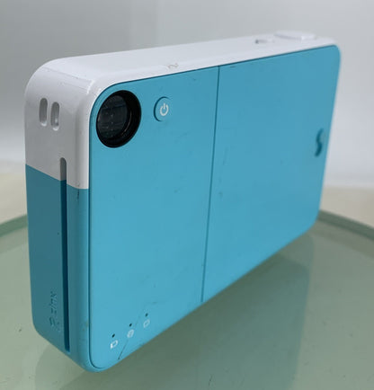 KODAK Printomatic Instant PICTURE CAMERA BLUE + WIRE + 16GB SDCARD TESTED - 3744