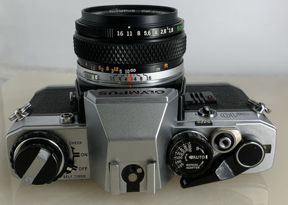 SERVICED Olympus OM10 35mm Film SLR Manual Camera + Olympus 50mm f/1:1.8 MC #1299