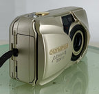 Olympus MJU II Zoom 115 Film Camera 38-115 Lens Manual Point Shoot RARE GOLD 3442