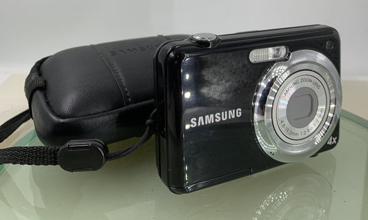 Samsung COMPACT DIGITAL CAMERA ES9 12.2MP BLACK WITH COVER - TESTED - 9850