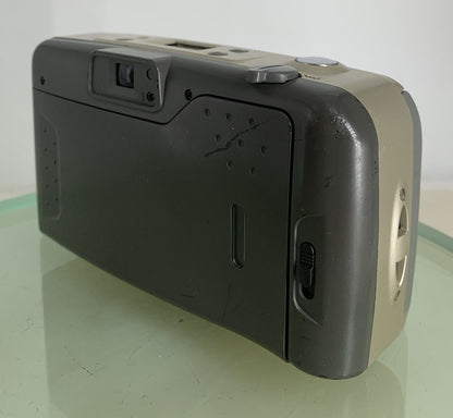 Vivitar MEGA 100S Point N Shoot 35mm CAMERA SILVER NO CHARGER TESTED - 5016