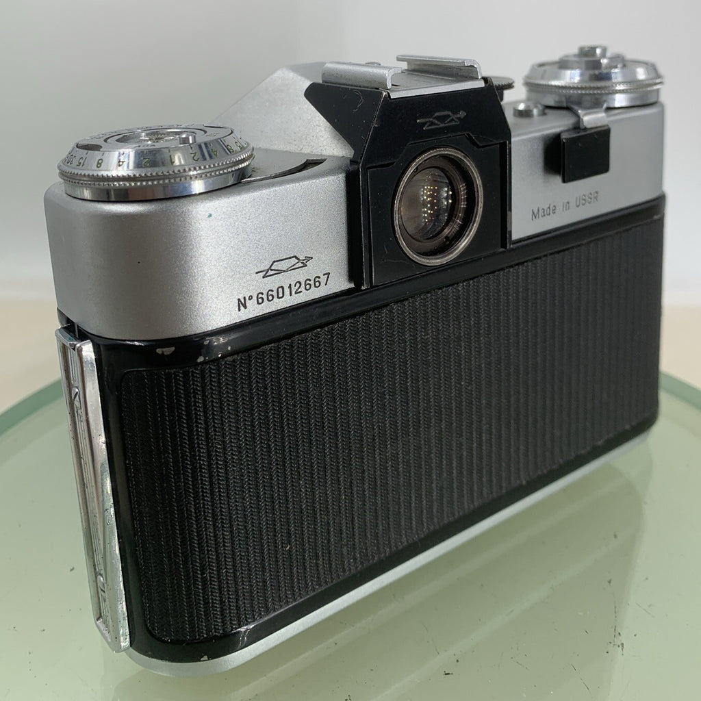 Very Rare ZENIT E VINTAGE POINT AND SHOOT FILM CAMERA SILVER TESTED - 1464