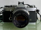 Olympus OM-1N MD 35mm Film SLR Manual Camera with Olympus 50/1.8 Zuiko Lens 3191