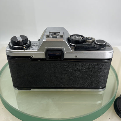 Olympus OM10 35mm SLR Film Camera + Vivitar 28mm 1:2.8 MC  Lens/ WORKING #9069