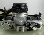 Olympus OM-2 35mm SLR camera body Olympus Zuiko 50mm 1:1.8+ Shoe, TESTED  #2418