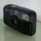 Nikon Zoom 200 AF Point and Shoot 35mm Film Camera + Black + Tested - 8082