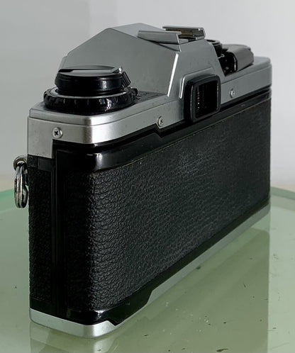 *SERVICED*Olympus OM10 35mm Film SLR Manual Camera+ OM 135 F3.5 Zuiko Lens+FLASH5