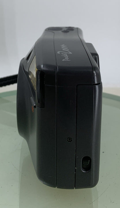 Chinon POCKET Zoom POINT AND SHOOT FILM CAMERA GREY WITH COVER TESTED - 8443