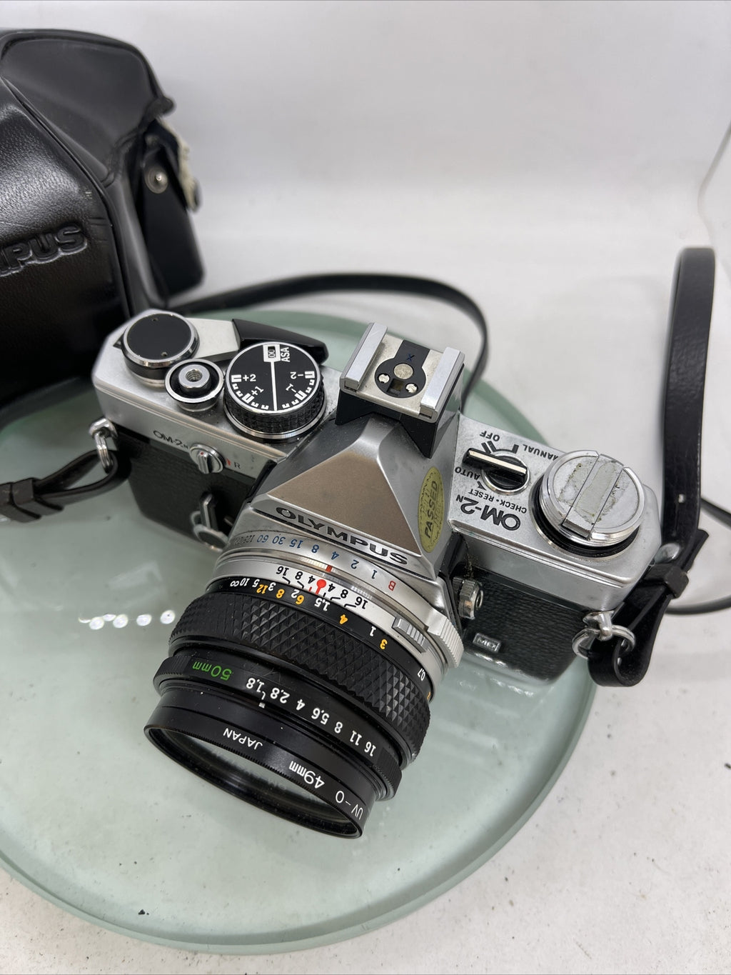 Olympus OM-2N MD 35mm Film SLR Manual Camera Olympus AUTO S50mm F/1.8 Zuiko Lens2