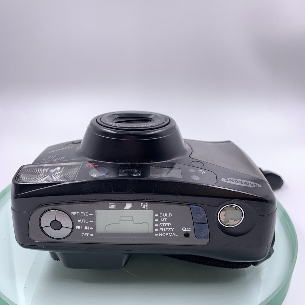 Samsung Slim Zoom 145 Panorama 38-145mm Film Camera Super Macro Lens #TESTED#9114