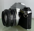 Pentax ME Super 35mm SLR Film camera + Pentax-A  50mm f1.7 LENS  - TESTED  #156