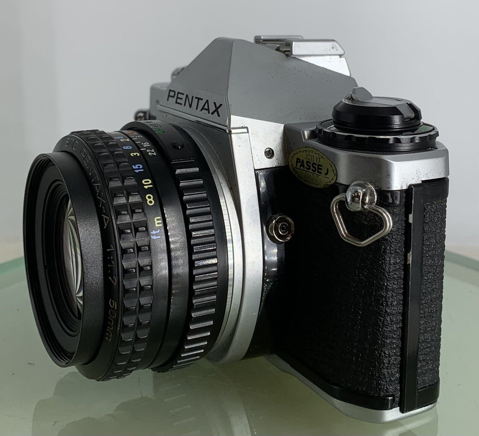 Pentax ME Super 35mm SLR Film camera + Pentax-A  50mm f1.7 LENS  - TESTED  #156