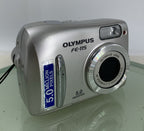 OLYMPUS FE-115 5.0 MP DIGITAL CAMERA SILVER NO CHARGER NO CARD TESTED - 2550