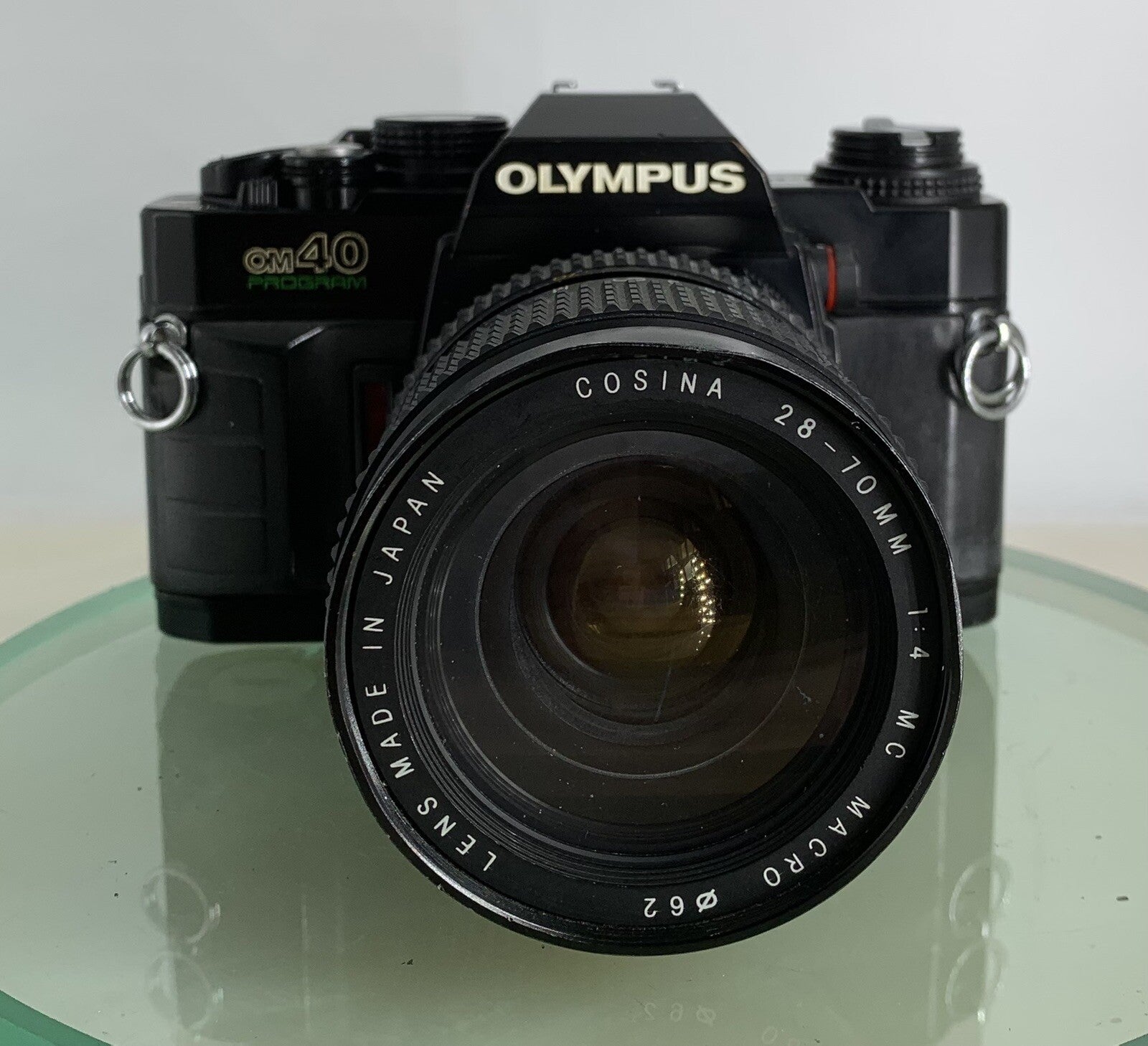 Vintage Olympus OM40 DX Program 35mm Film SLR Camera w/26 - 70mm Cosina Lens#4961