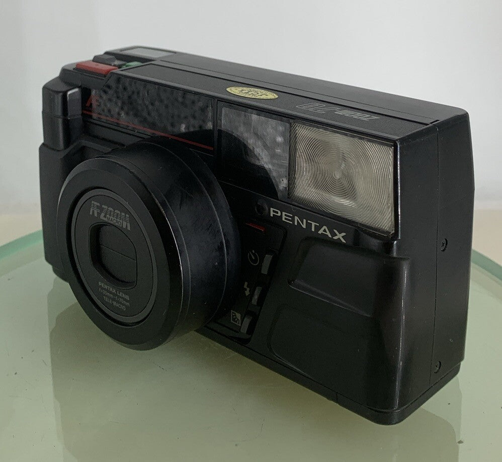 Pentax Zoom-70 Tele Macro AF Camera # Black # VGC # TESTED # 8122