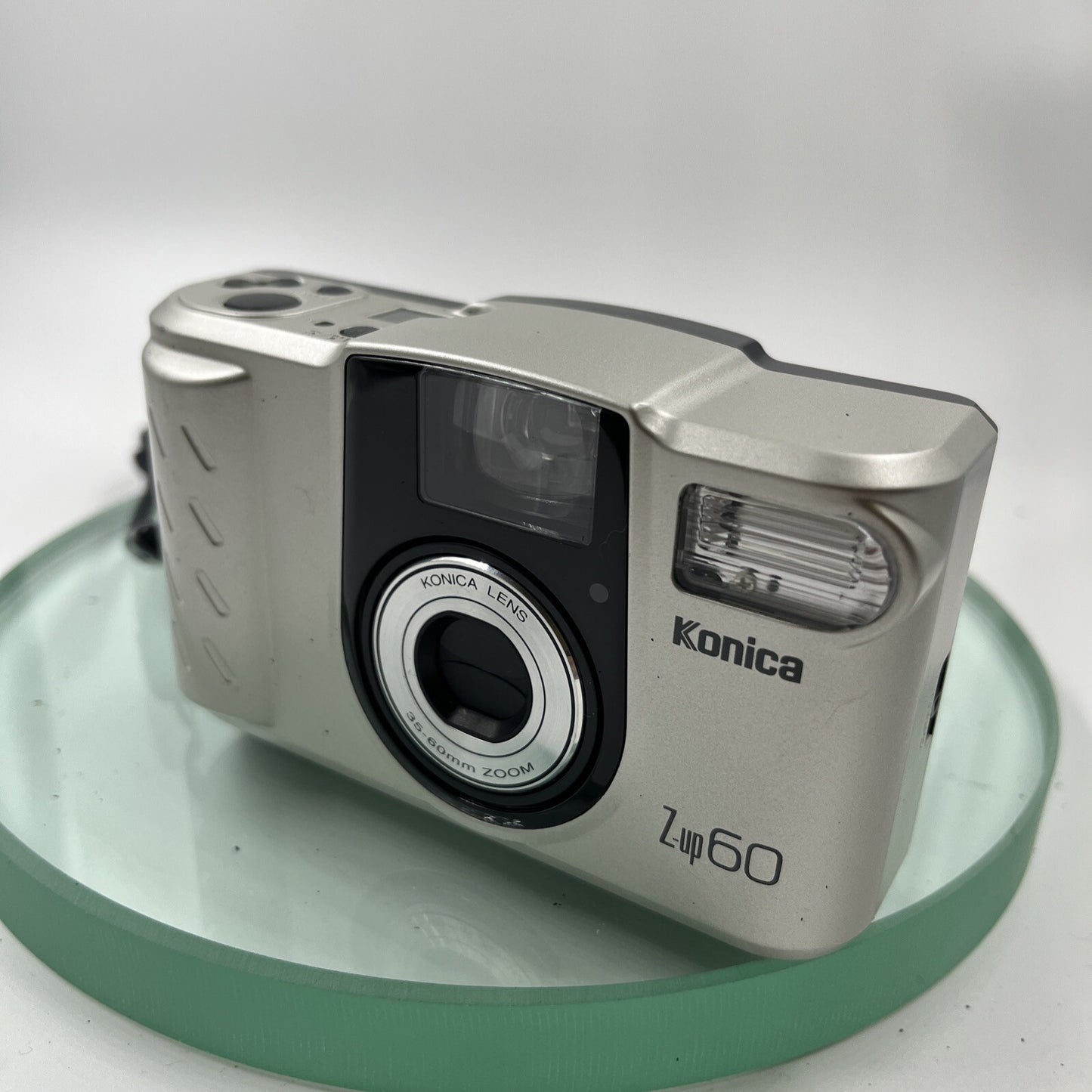 Konica Z-up 60 Silver 35-60mm Point & Shoot 35mm Film Camera #TESTED# VGC # 4533