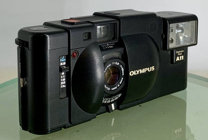 TESTED RARE Olympus XA 35mm Compact Rangefinder Film Camera A11 ELECTRIC FLASH2