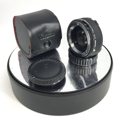 VIVITAR MC 2x-5 TELE CONVERTER comes front & Rear caps +case#T200