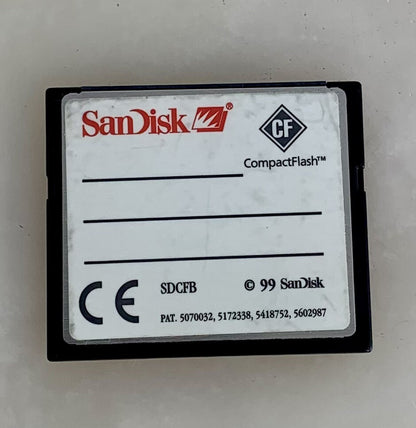 64MB SANDISK Compact Flash CF Memory Card #1301
