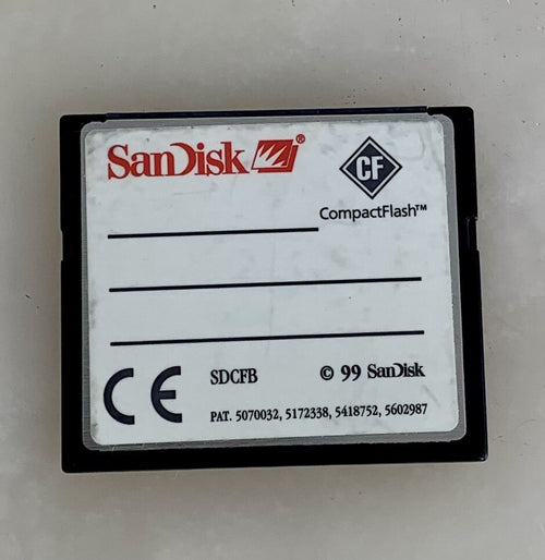 64MB SANDISK Compact Flash CF Memory Card #1301