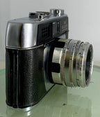 Vintage 1960s Halina Paulette Electric 35mm Camera&Halinar f=45mm F2.8 Lens- 3222