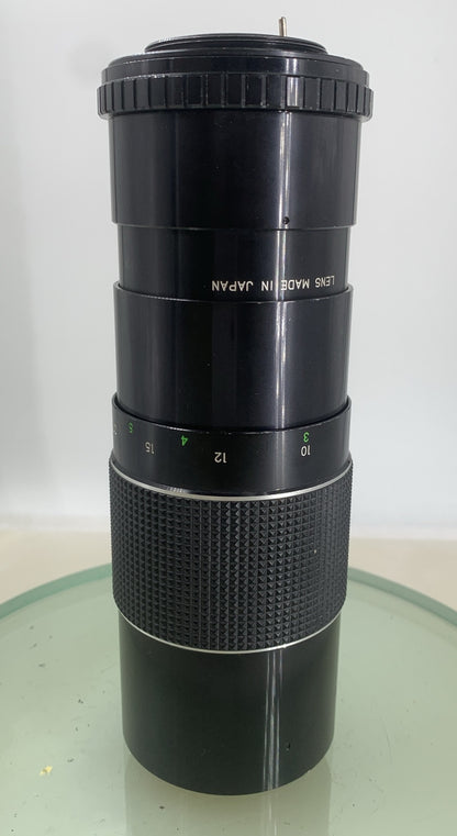Prinzflex 100-200mm 1: 5.6 Auto Zoom Lens - BLACK PERFECTLY WORKING TESTED - 6316