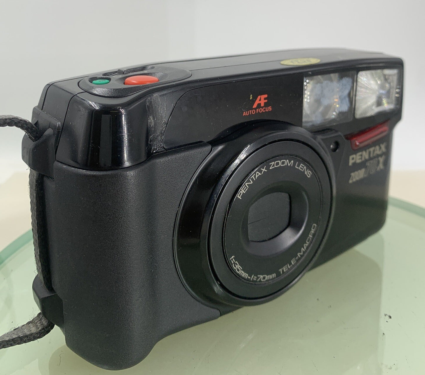 Pentax Zoom 70-X 35mm-70mm AF POINT AND SHOOT FILM CAMERA BLACK - TESTED - 2210