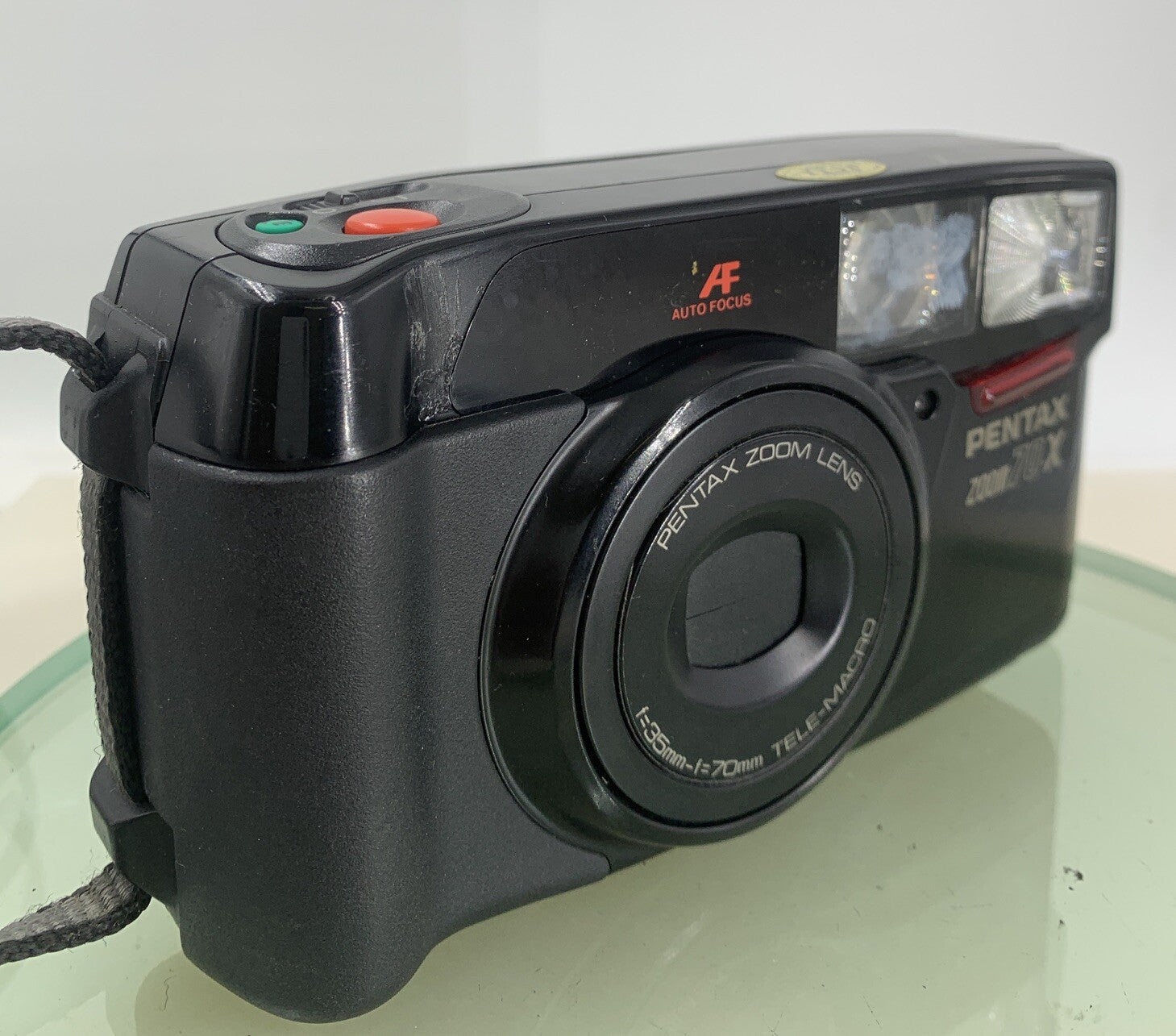 Pentax Zoom 70-X 35mm-70mm AF POINT AND SHOOT FILM CAMERA BLACK - TESTED - 2210