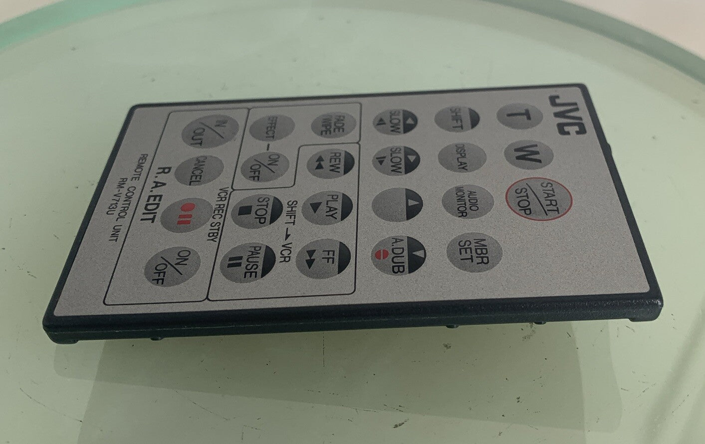 Genuine JVC RM-V713U REMOTE CONTROL UNIT SILVER GOOD CONDITION - 382