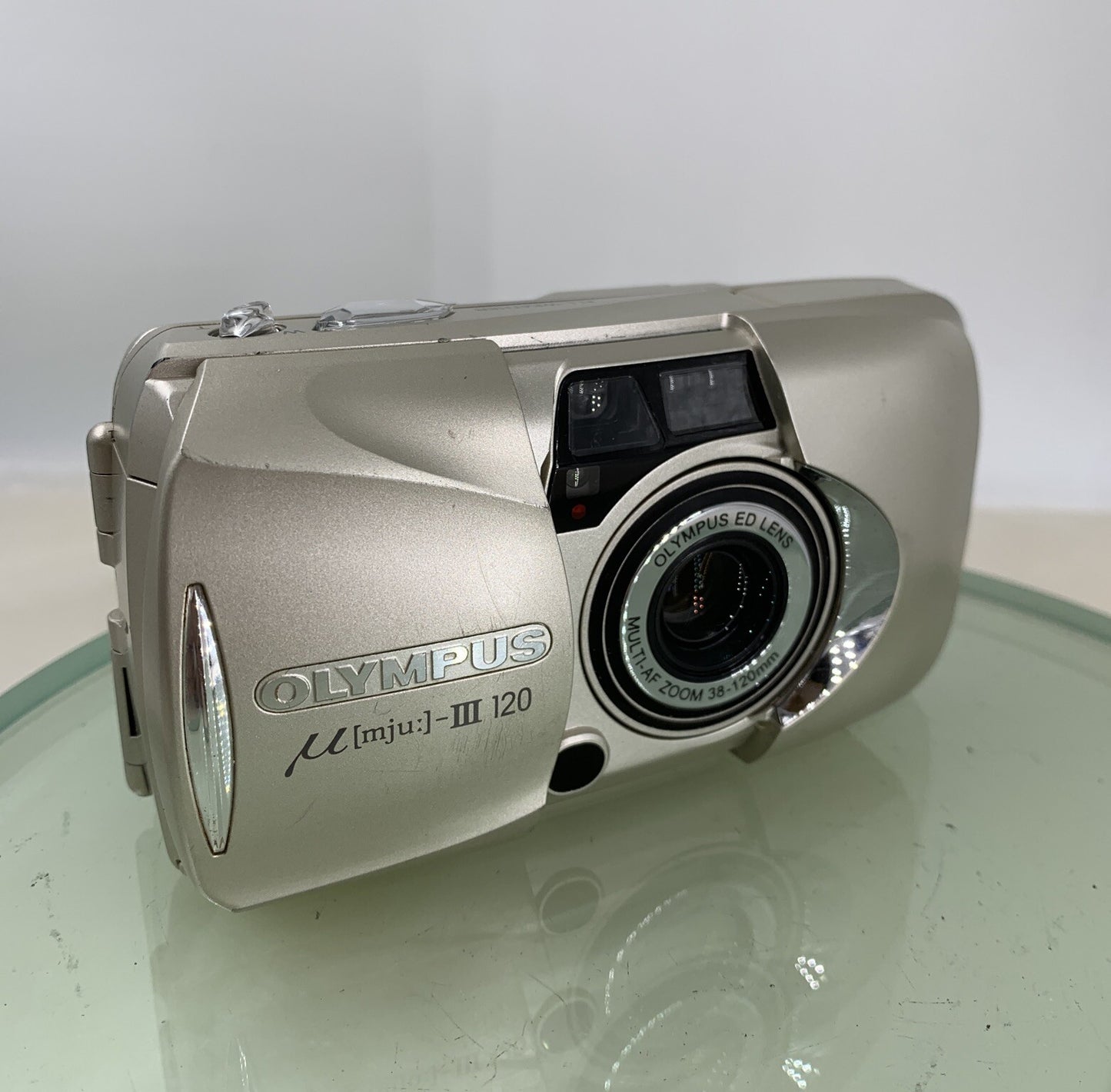 Olympus µ [Mju:] - III Zoom 120 Compact 35mm Film Point & Shoot Camera Silver7240