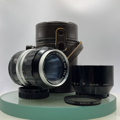 Nikon 135mm F/3.5 NIKKOR-Q Auto Pre-AI Nippon Kogaku Japan Manual Focus Lens 2270