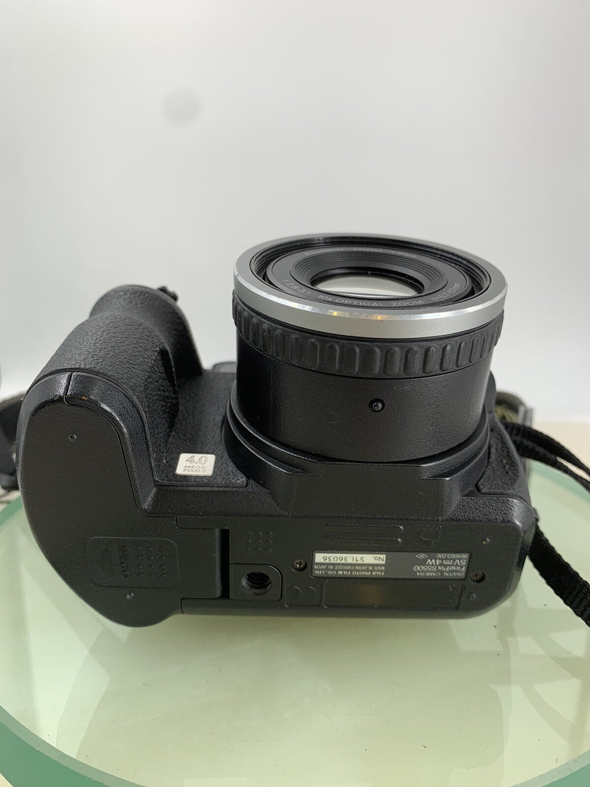 Fujifilm FinePix S5500 COMPACT DIGITAL CAMERA BLACK + 4.0 MP + WIRE TESTED - 8396