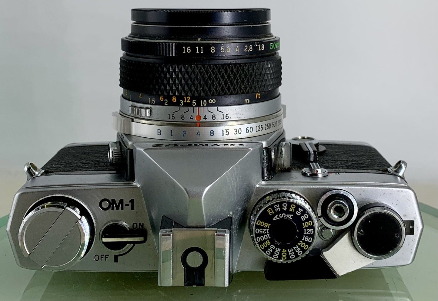 Olympus OM-1 MD 35mm SLR Film Camera &  Olympus ZUIKO  50mm f1.8 Lens- TESTED3567