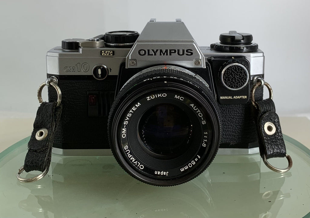 Olympus OM10 35mm Film SLR Manual Camera +Olympus 50/1.8 MC Zuiko Lens TESTED2981